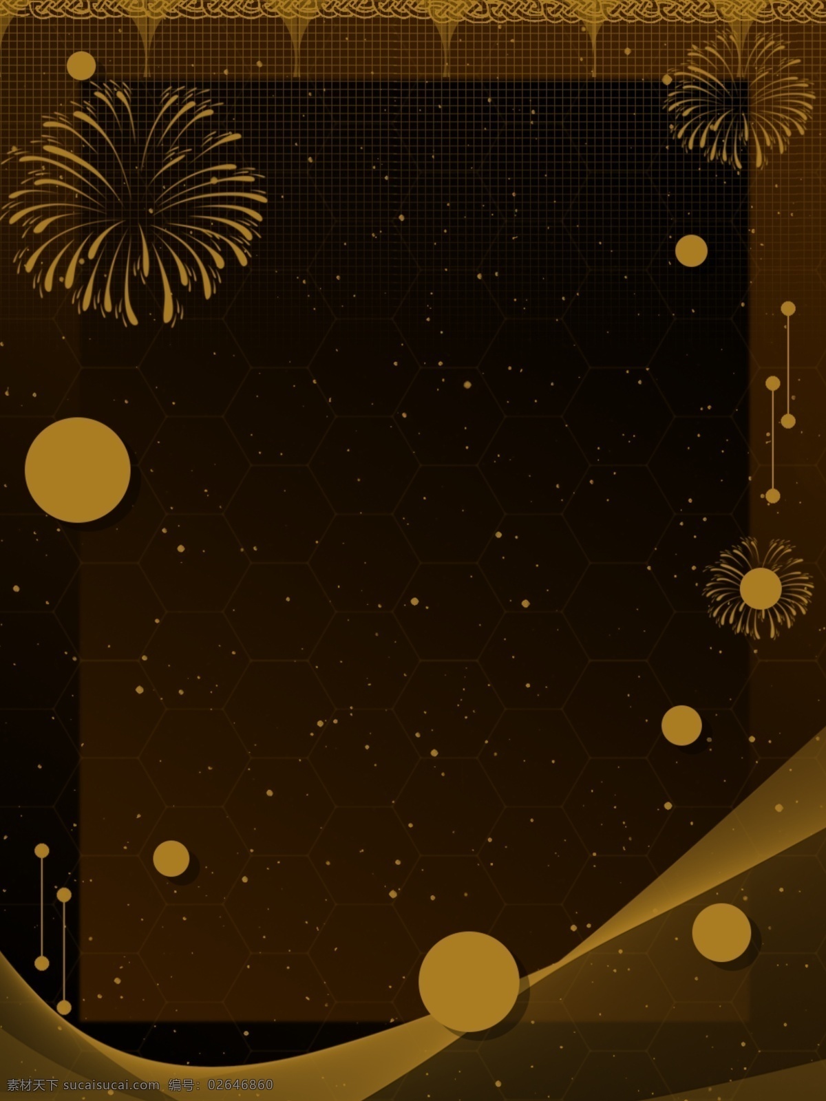 原创 古典 黑金 广告 背景 时尚 烟花 创意 促销 商务 广告背景 文艺 网格