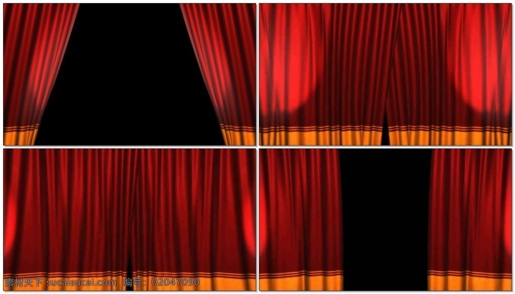 舞台 装扮 视频 红绳 序幕 高清视频素材 视频素材 动态视频素材