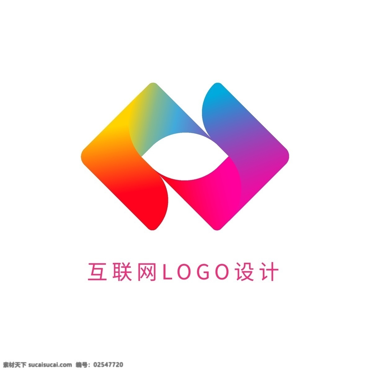 互联网 科技 logo 企业logo 互 字型 渐变logo 眼型logo