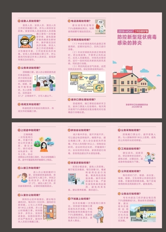 新冠肺炎 工作篇 2019 新型冠状病毒 新型冠状 病毒 感染的肺炎 冠状病毒 新型病毒 新型病毒肺炎 冠状病毒知识 病毒性肺炎 新型肺炎 ncov 宣传单 宣传册 传单 宣传手册 宣传知识 防护知识 防护手册 三折页 对折页 折页 防控疫情 2020 防控新型冠状 dm宣传单