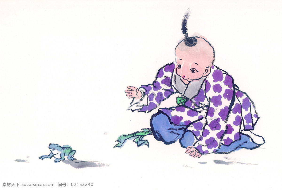 孩童 系列 儿童 绘画 临摹 水彩 素描 装饰