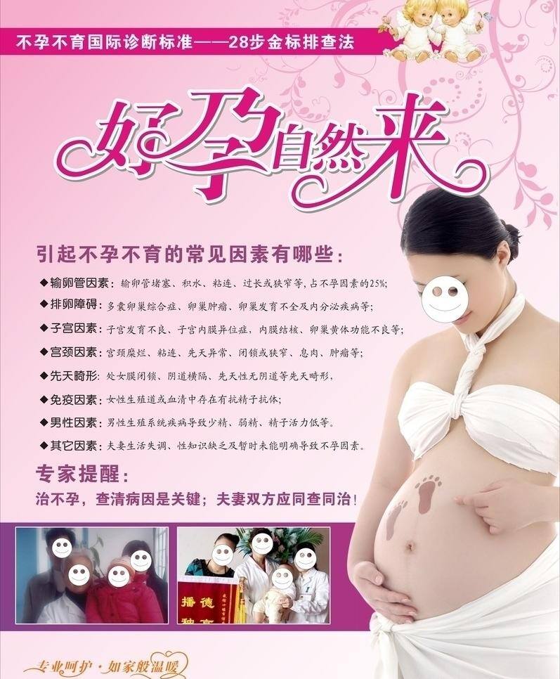 不孕不育 宣传栏 妇科 医疗 展板模板 矢量 其他展板设计
