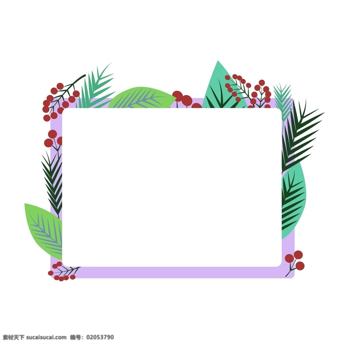 植物 叶子 边框 插画 植物边框 叶子边框 漂亮的边框 创意边框 边框装饰 边框插画 立体的边框