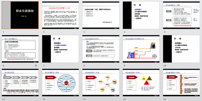 大学生 职业规划 范文 模板