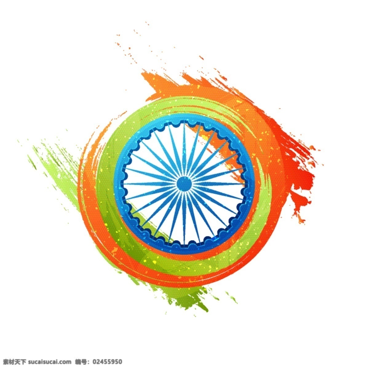 印度共和国 日 前后 背景 国旗 颜色 节日 印度 多彩的背景 圆 装饰 和平 自由 国家 印度国旗 背景颜色 一月 爱国 独立