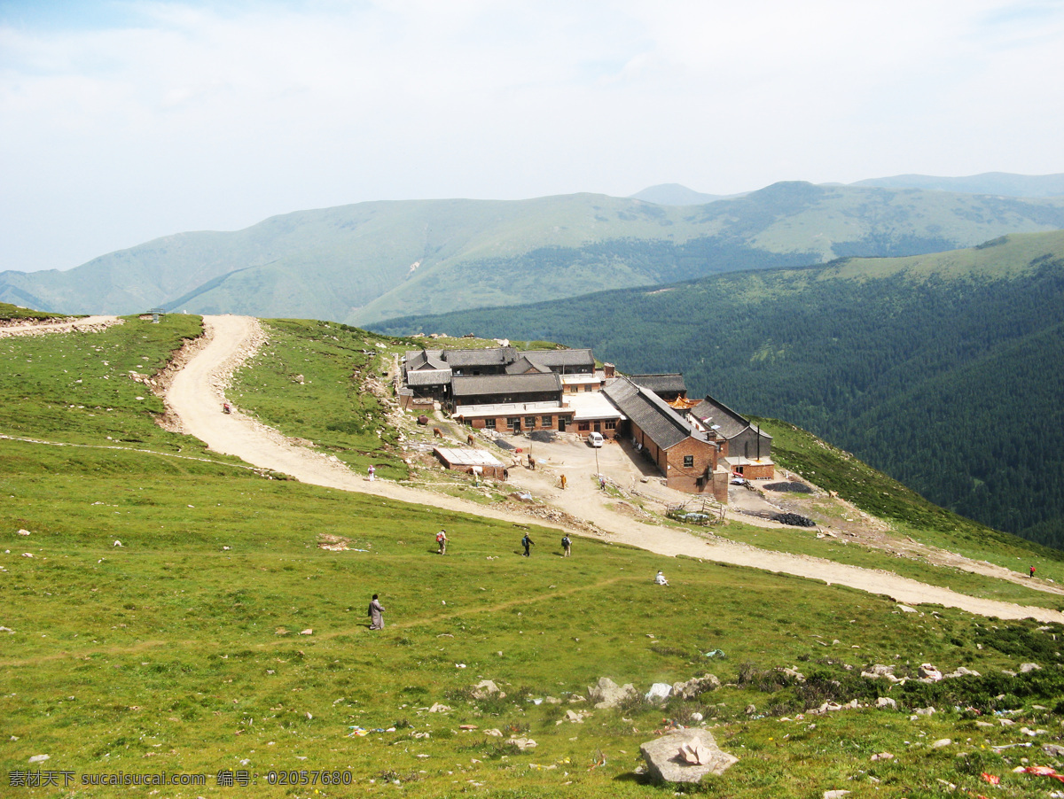 西台寺庙客房 五台山 西台 法雷寺 文殊菩萨 旅行 旅游摄影 自然风景