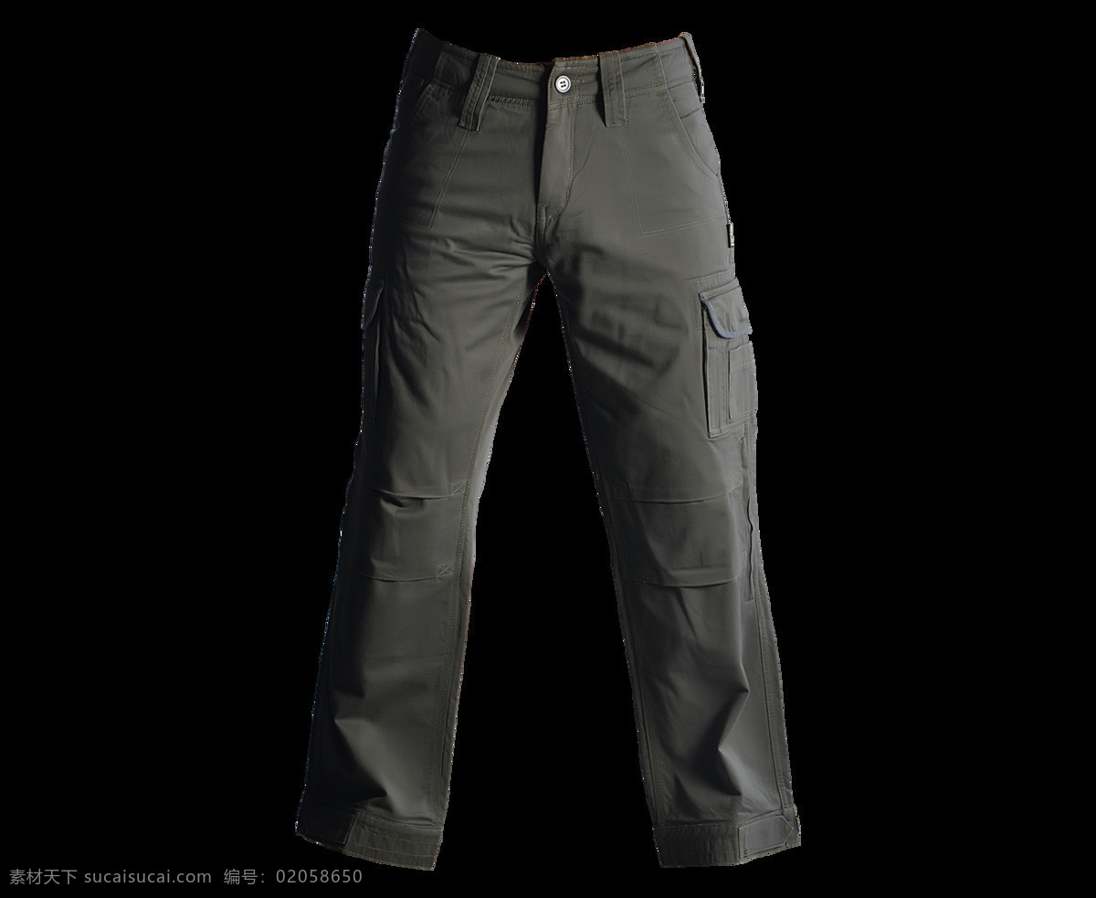 灰色 男士 裤子 元素 png元素 免抠元素 透明素材 西裤