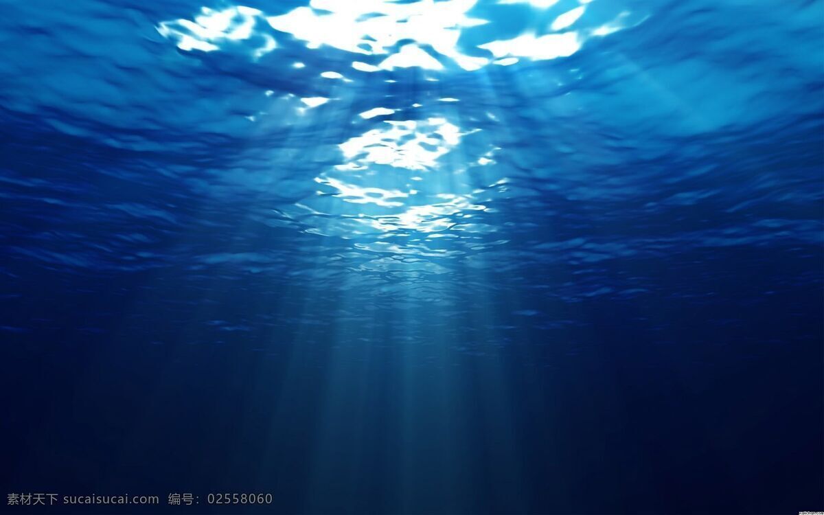 海底水下场景 海底 水下 场景 水底 阳光 背景素材 自然景观 自然风光
