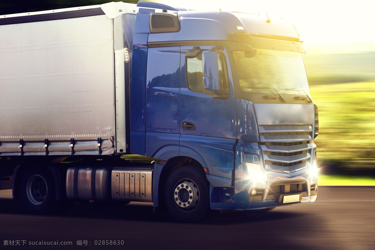 急速 行驶 集装箱 车 卡车 货车 物流 运输 汽车图片 现代科技