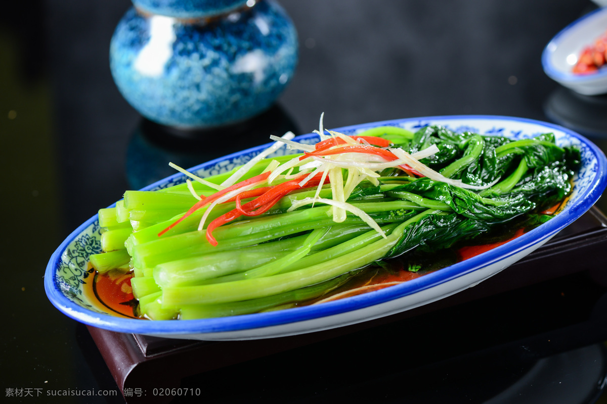 白芍菜心 菜心 蔬菜 时蔬 绿菜 莴笋 餐饮美食 传统美食