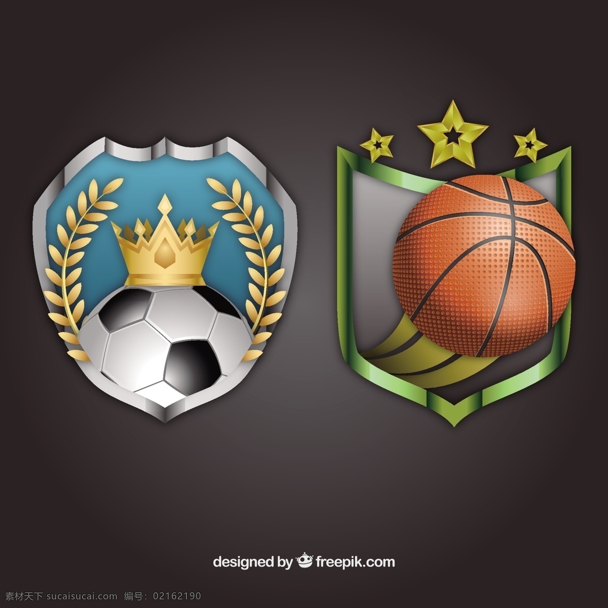 体育盾牌 足球 体育 盾牌 篮球 会徽 运动型 图标 高清 源文件