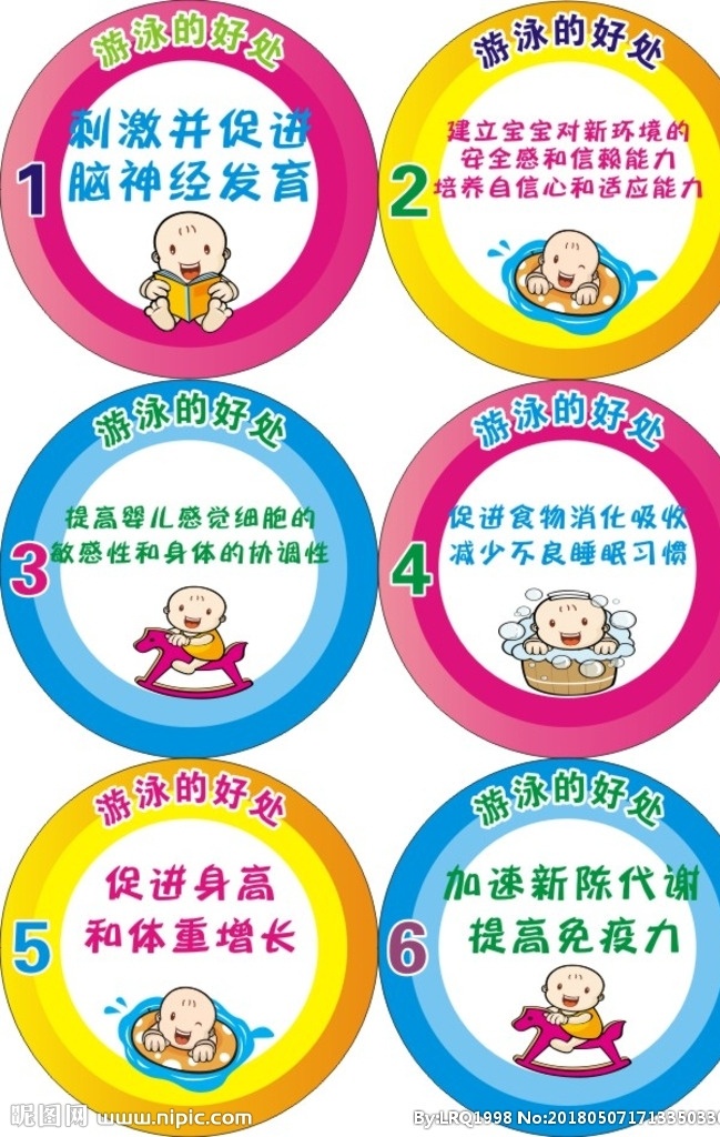 游泳的好处 儿童 游泳 免疫力 新陈代谢 卡通 宝宝 游水 文化艺术 传统文化