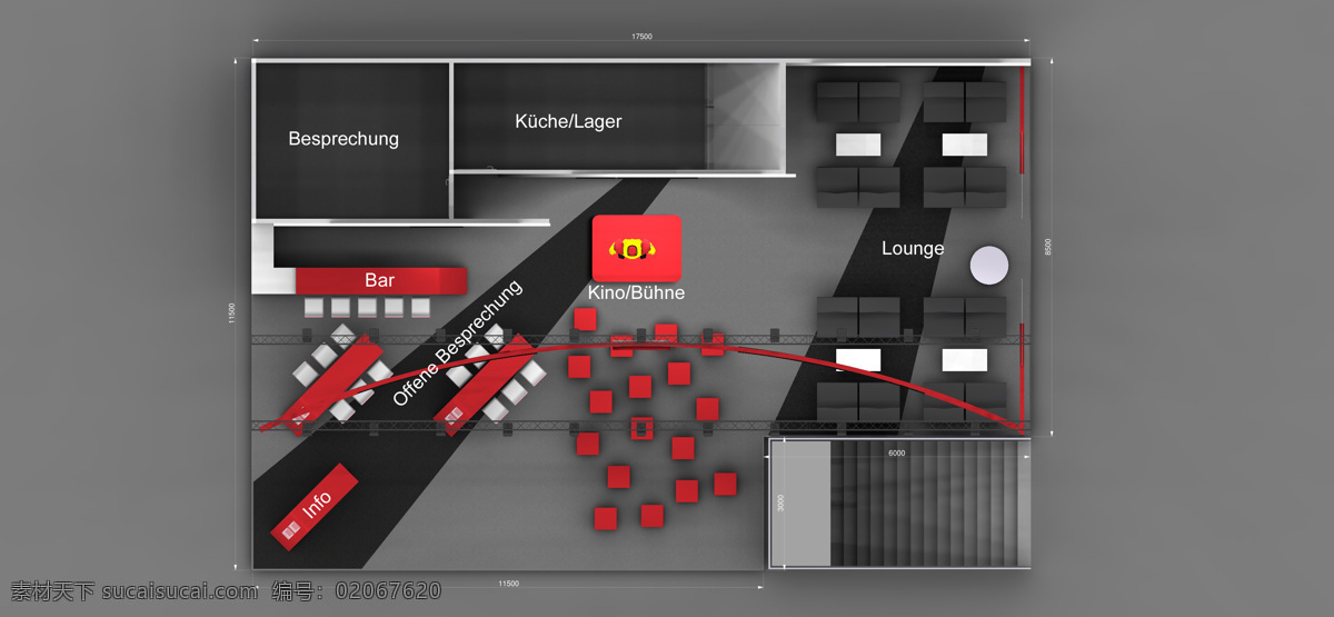 messestand 建筑 室内设计 灰色