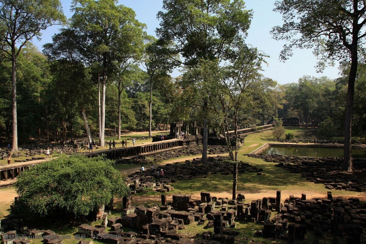 柬埔寨 巴 本宫 风景