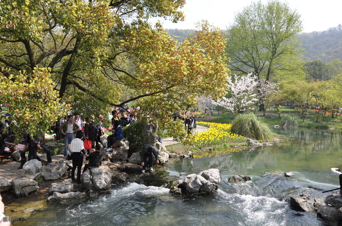 春光 春季 春色 春天 国内旅游 湖面 花开 流水 太子湾公园 溪流 山水 繁花锦束 园林 园艺 西湖 杭州西湖 太子湾 公园 花展 旅游摄影 psd源文件