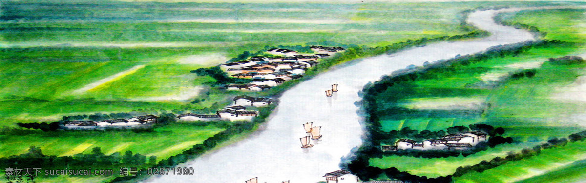 中国 风 水彩画 淘宝 海报 背景 淘宝素材 淘宝主图素材 淘宝描述模板 淘宝装修素材 宝贝 详情 页 模板 淘宝海报 海报模板 免费 装修 店铺 绿色