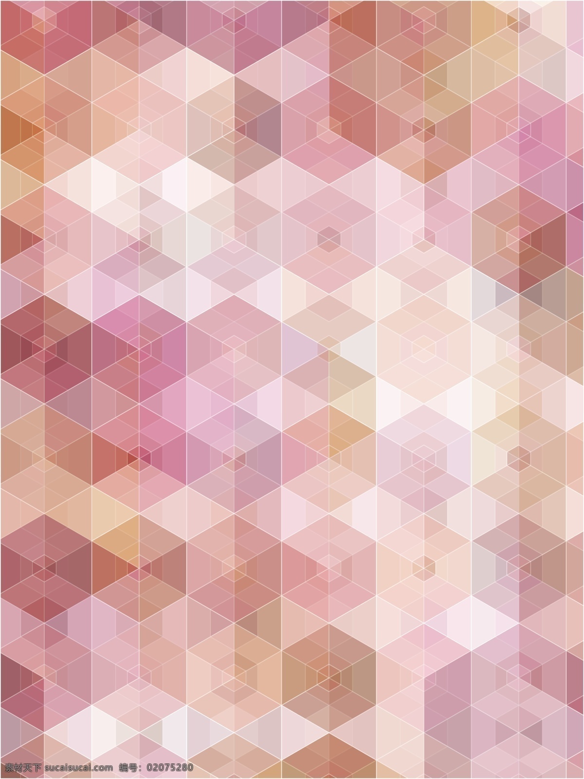 粉红 色调 几何 背景 抽象 粉红色 六边形 粉红的底色 多边形 音调 粉色