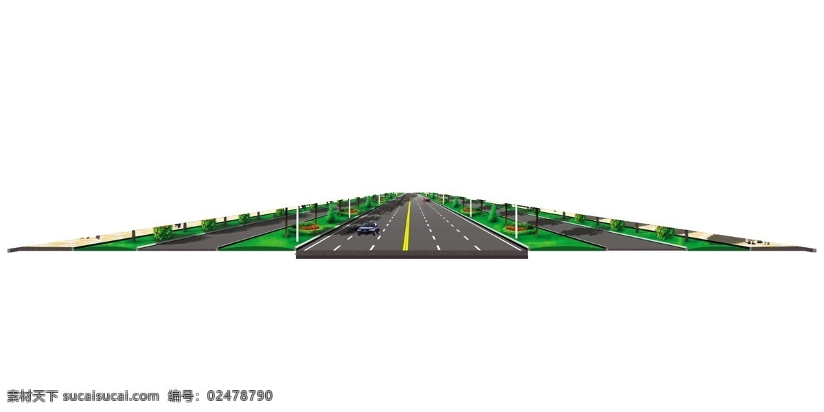草坪 公路 广告设计模板 楼房 绿化效果图 汽车 树木 效果图 绿化 模板下载 林带 外环 展板 展板模板 源文件 家居装饰素材 园林景观设计