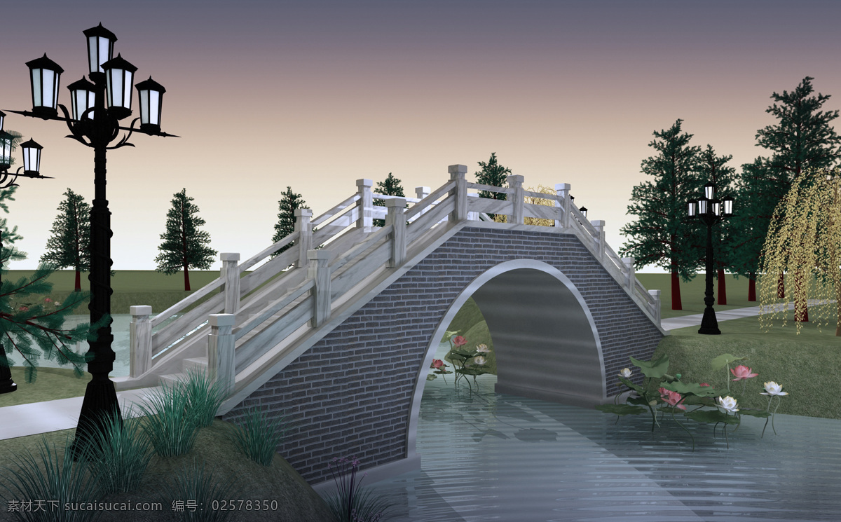 拱桥效果图 大理石拱桥 景观桥效果图 水景设计 公园设计 公园景观设计 景观效果图 创意效果图 室内效果图 室内装修设计 3d效果图 3d设计图 室外 3d设计 3d作品