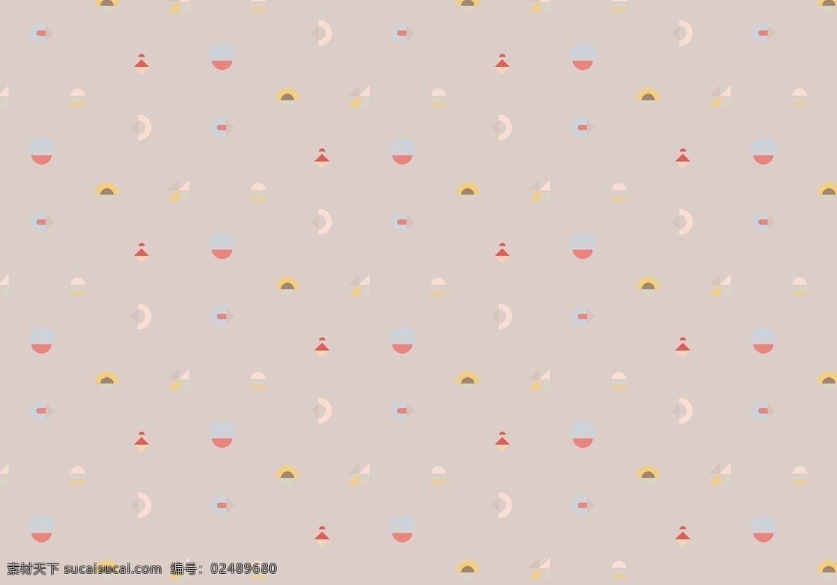 柔和 几何 图案 背景 模式 壁纸 装饰 装修 无缝的 时髦的 抽象的 随机向量 柔和的形状