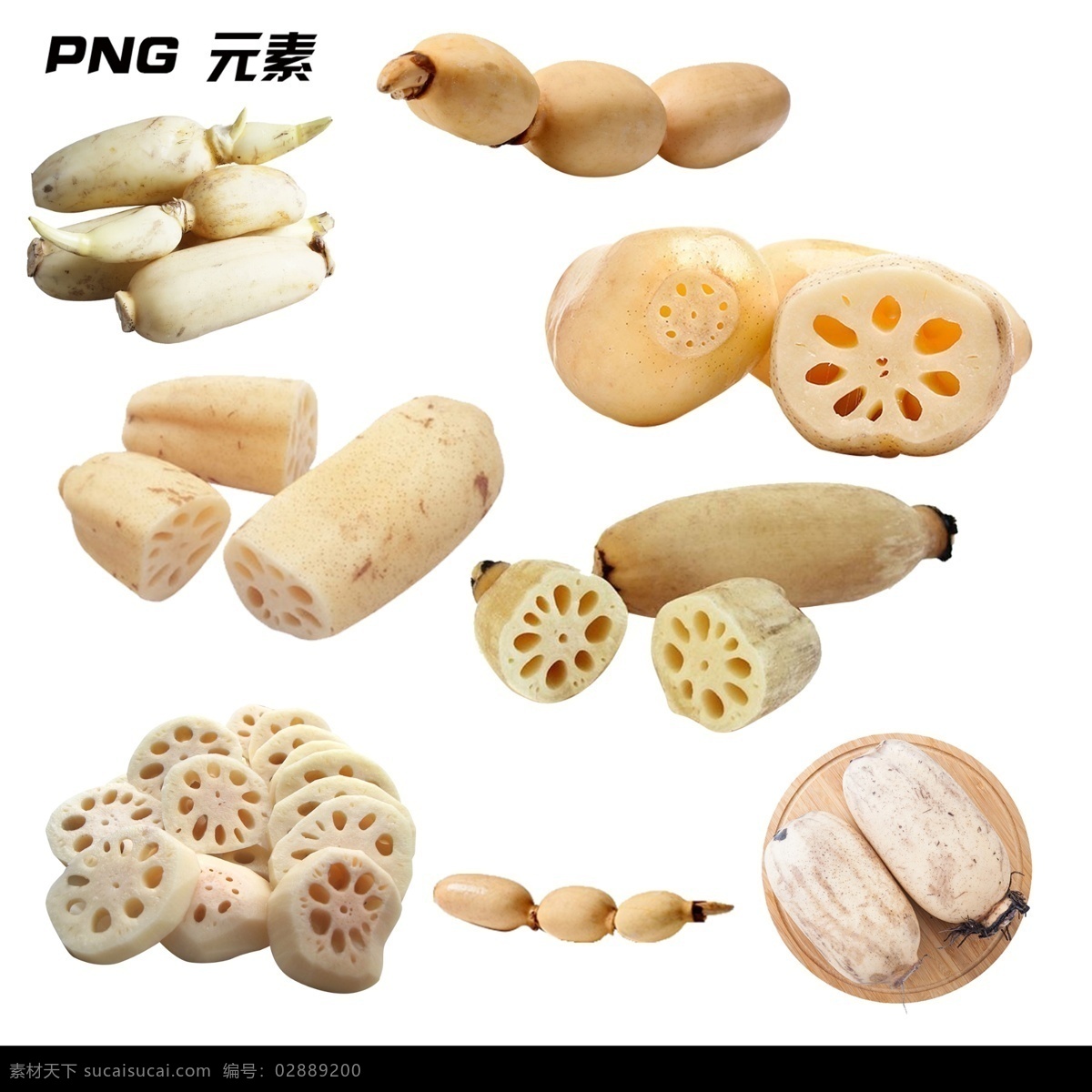 莲藕免扣元素 莲藕 藕 莲藕素材 莲藕图片 莲藕元素 png元素 分层