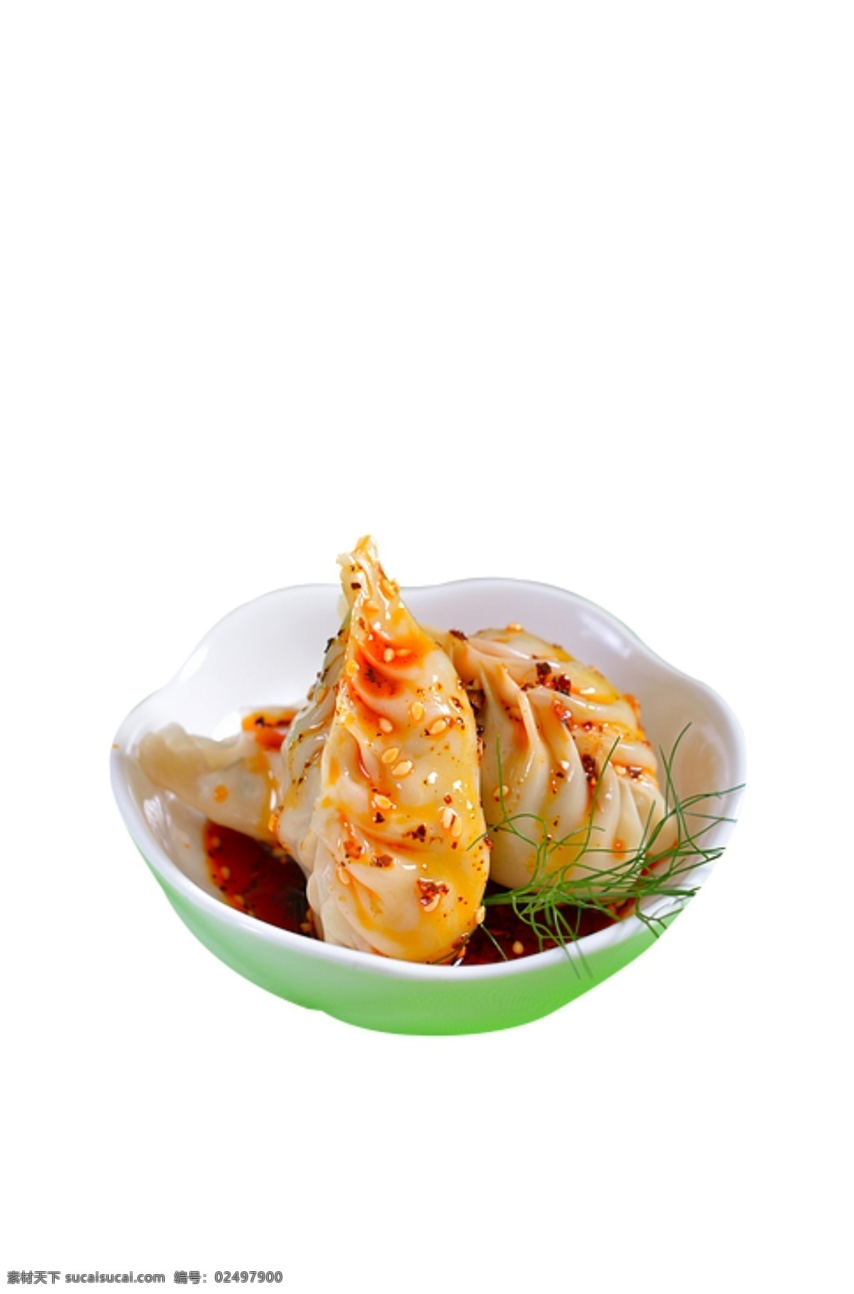 一份饺子 饺子 辣椒 小碗 可口 食物 食品