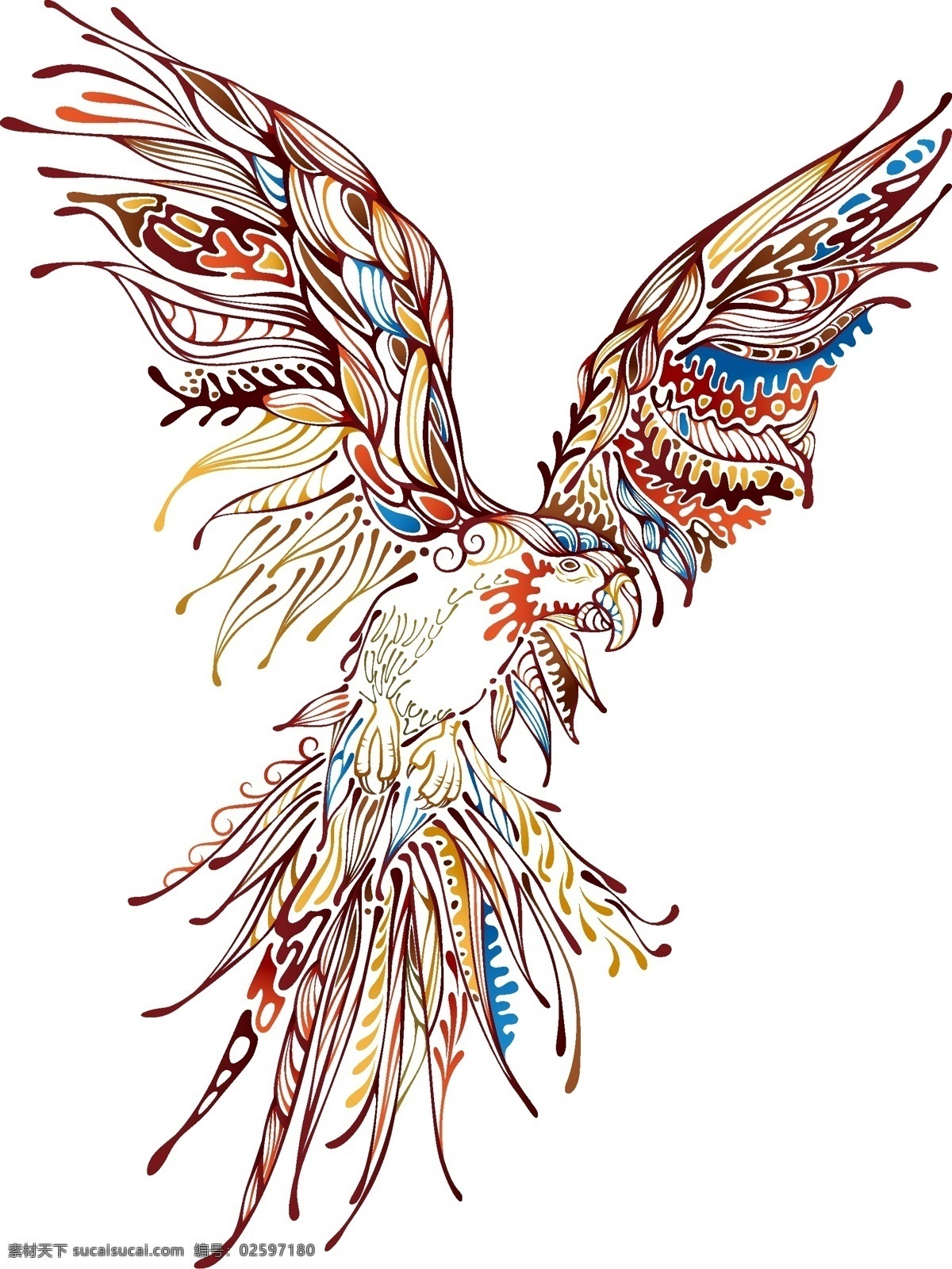 鸟 彩绘 手绘 卡通 动物 抽象 蝴蝶 甲壳虫 龙凤 底纹边框 花边花纹