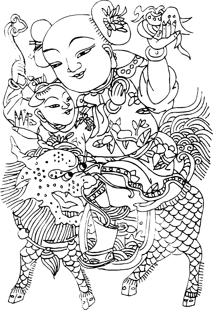 吉祥图案 中国传统图案 图案037 设计素材 装饰图案 书画美术 白色