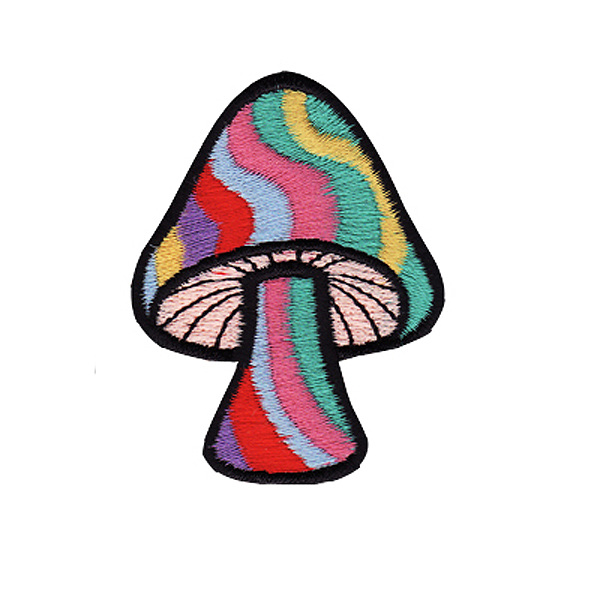 绣花免费下载 服装图案 蘑菇 生活元素 绣花 面料图库 服装设计 图案花型