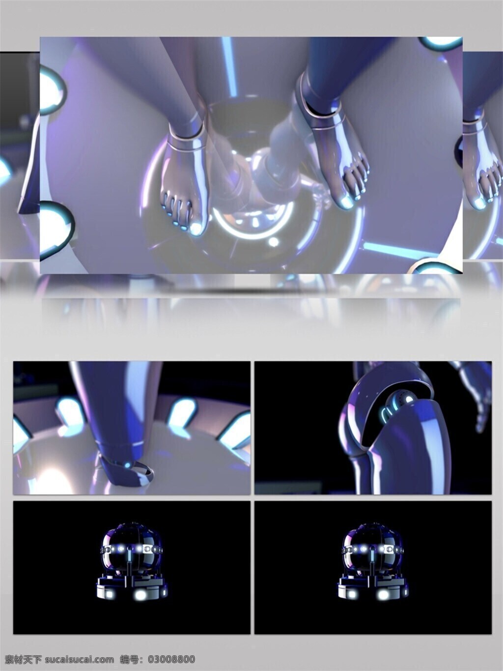 紫色 机械 光束 视频 激光 螺旋 特效视频素材 酒吧舞台 3d视频素材