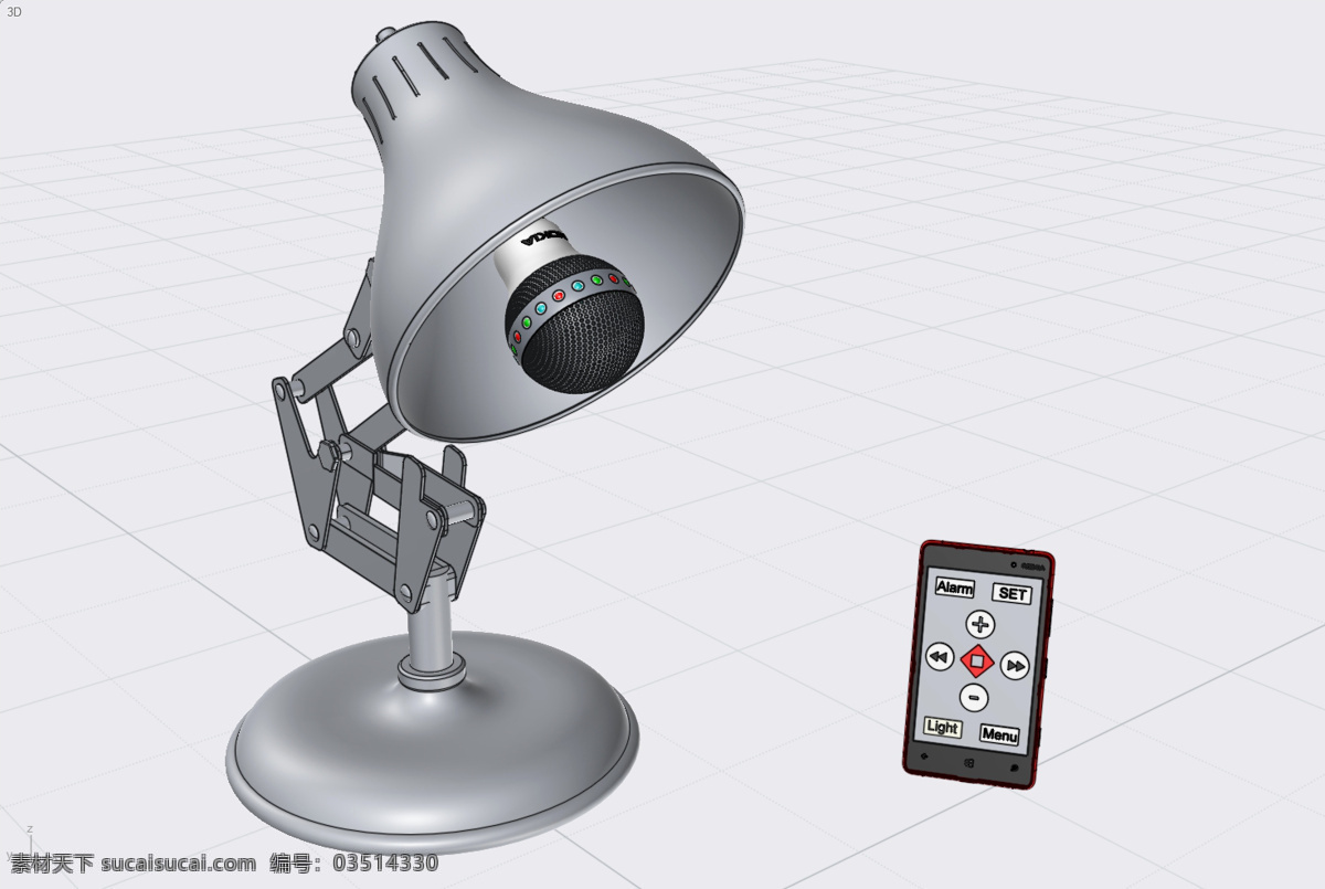 诺基亚 led 灯泡 wifi 扬声器 nokialumia 3d模型素材 其他3d模型