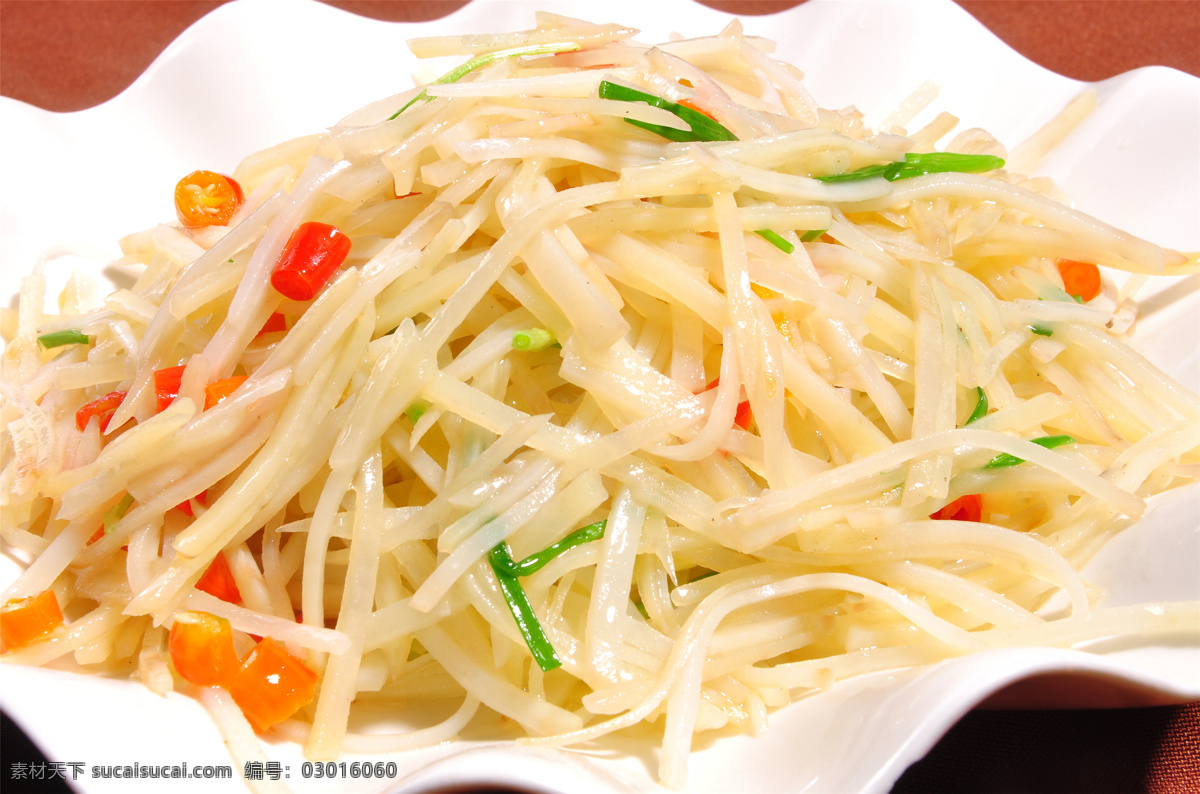 酸 辣 土豆丝 酸辣土豆丝 美食 传统美食 餐饮美食 高清菜谱用图