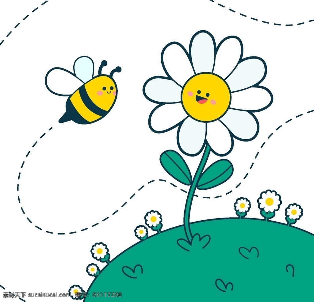 蜜蜂图片 蜜蜂 蜂蜜 昆虫 手绘 插画 ai矢量