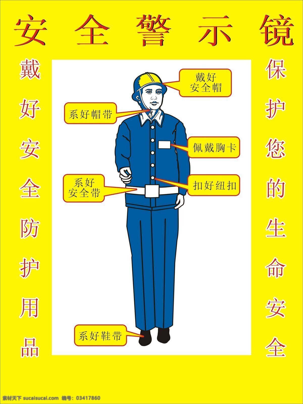 施工 现场 安全 警示 镜