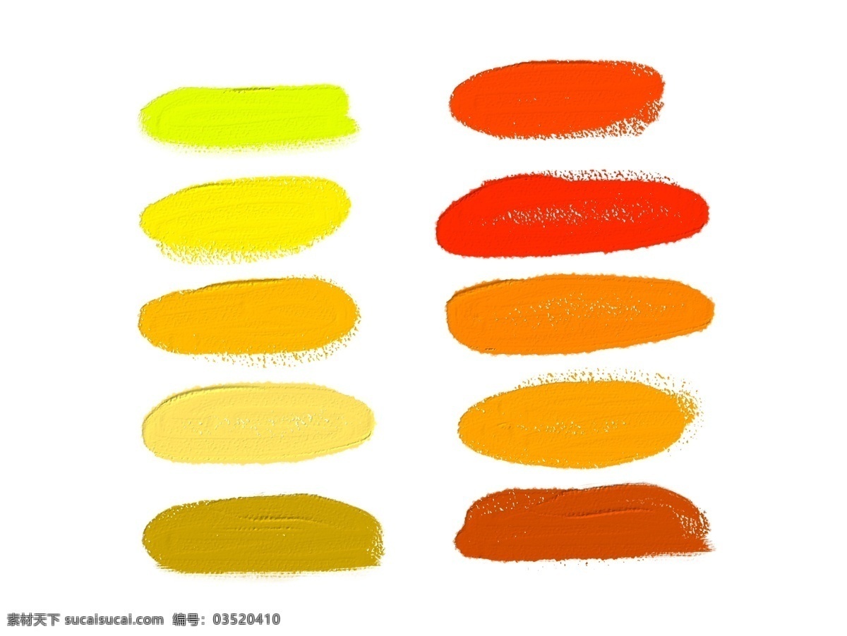 黄 橘 色 油画 风格 颜料 分层 色块 黄色 桔色 设计文件 元素 底纹边框 抽象底纹