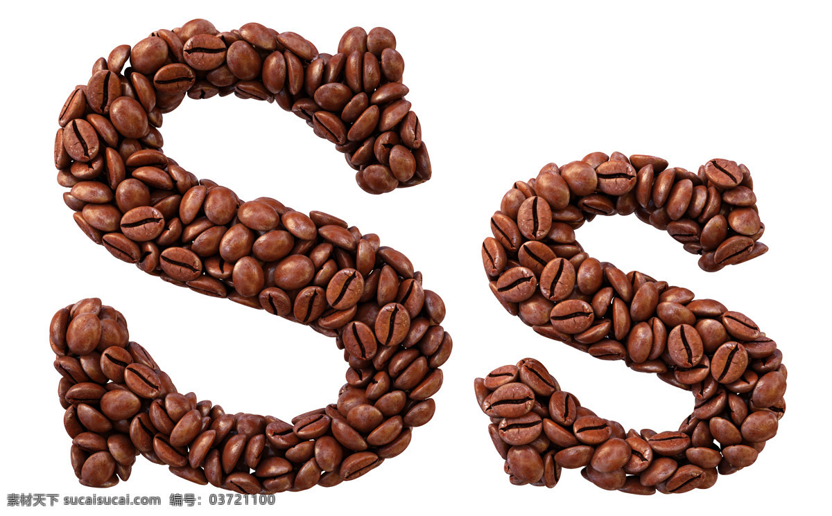 咖啡豆 组成 字母 s 背景 ss 书画文字 文化艺术