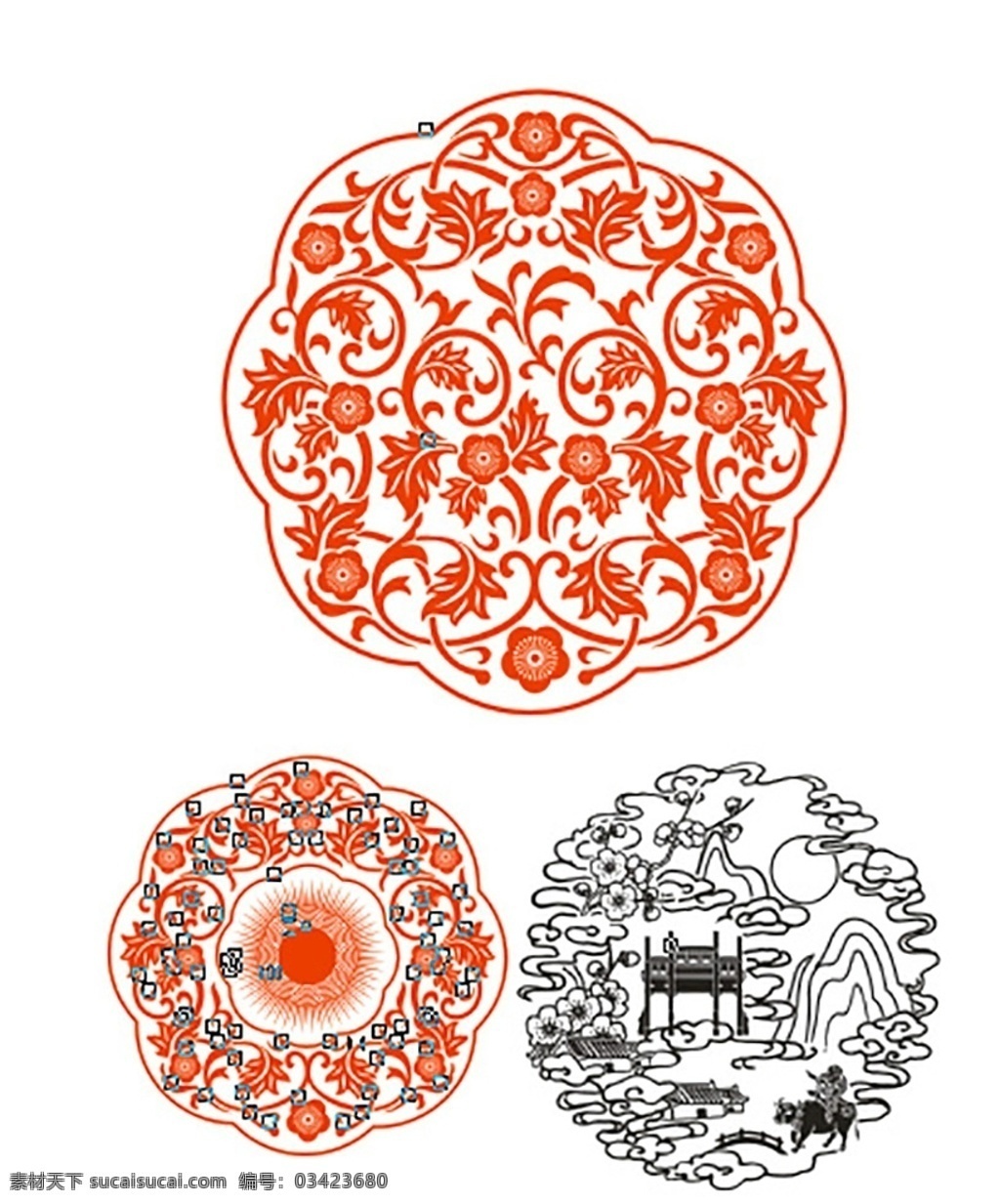 矢量环纹 花纹 底纹 矢量纹 边框 底纹边框 花边花纹