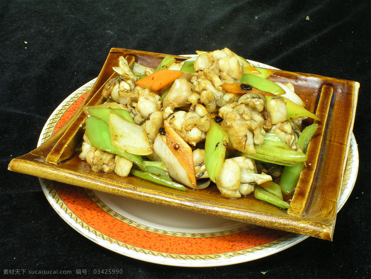 瓦片牛蛙 美食 传统美食 餐饮美食 高清菜谱用图