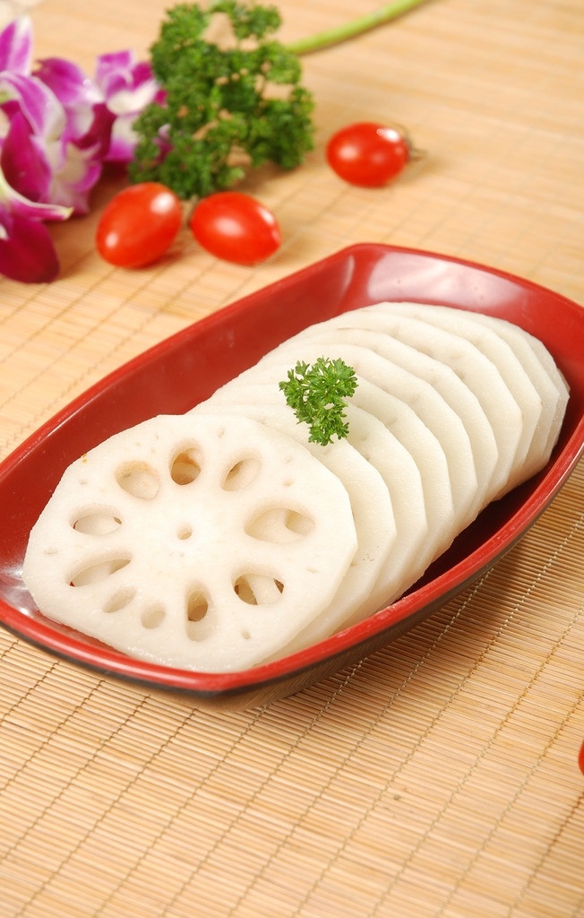 藕片 火锅 火锅配菜 蔬菜 美食 食物原料 餐饮美食