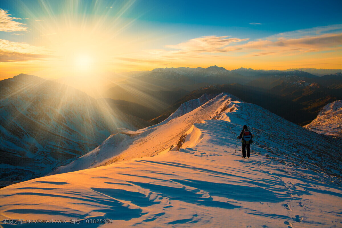 爬 雪山 人物 雪山风景 登山 爬山 户外运动 探险 高山 太阳 生活人物 人物图片