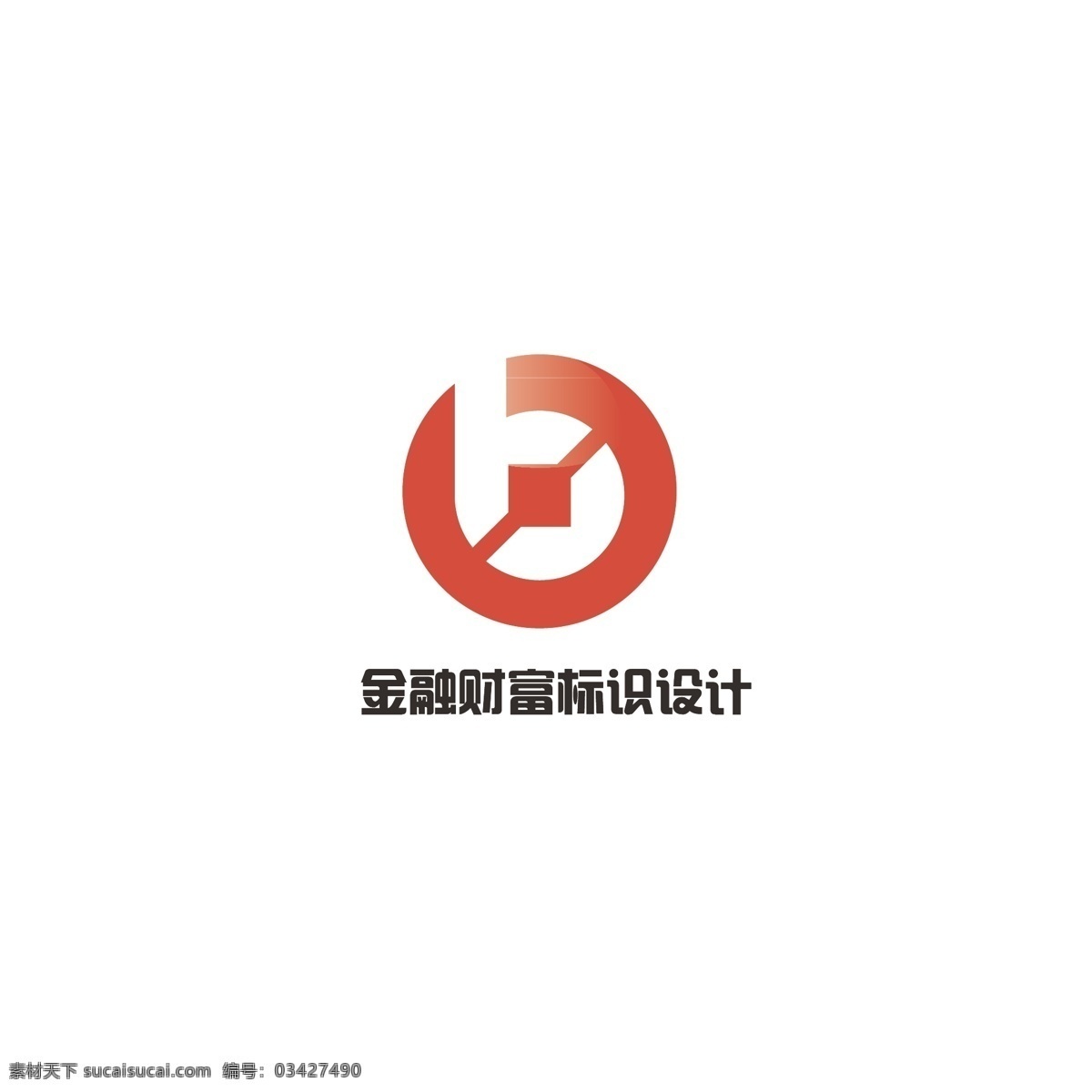 金融 财富 标识设计 投资 简约 钱币 字母b 字母y