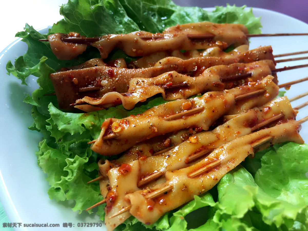 鸭肠 蔬菜 串串 传统美食 广告 源文件 矢量图 餐饮美食