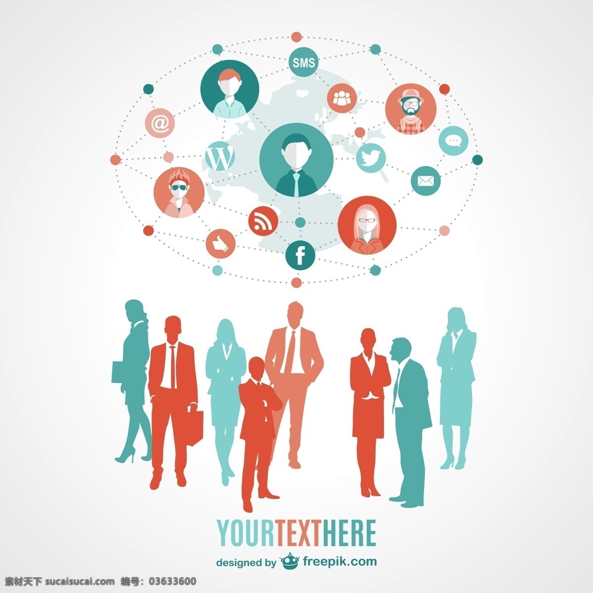 商务 社交 生活 背景 矢量 互联网 剪影 人物 矢量图 图标 职场人物 社交生活 sms 现代科技