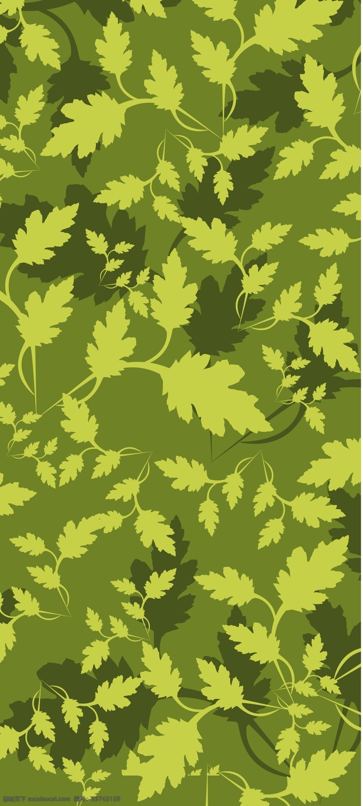 叶子 迷彩 图案 自由 向量 叶子花纹 迷彩花纹 迷彩图案 矢量图