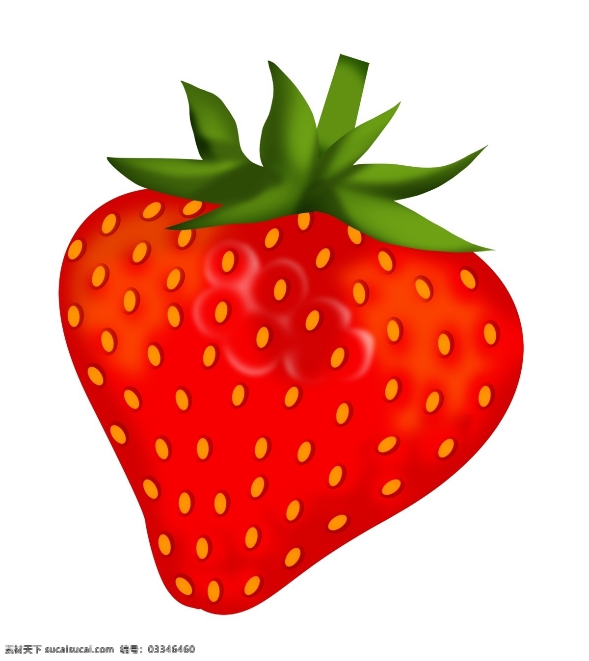 卡通 新鲜 草莓 插画 卡通草莓插画 新鲜的草莓 红色草莓 仿真的草莓 水果插画 美味 水果