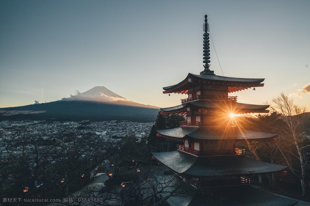 日本街景 日本建筑 日式 富士山 日式建筑 日式风格 建筑园林 建筑摄影