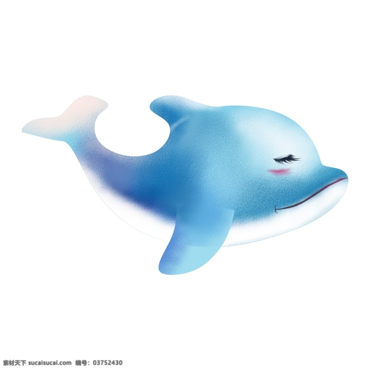 可爱风小鲸鱼免抠元素素材图片下载-素材编号03752430-素材天下图库