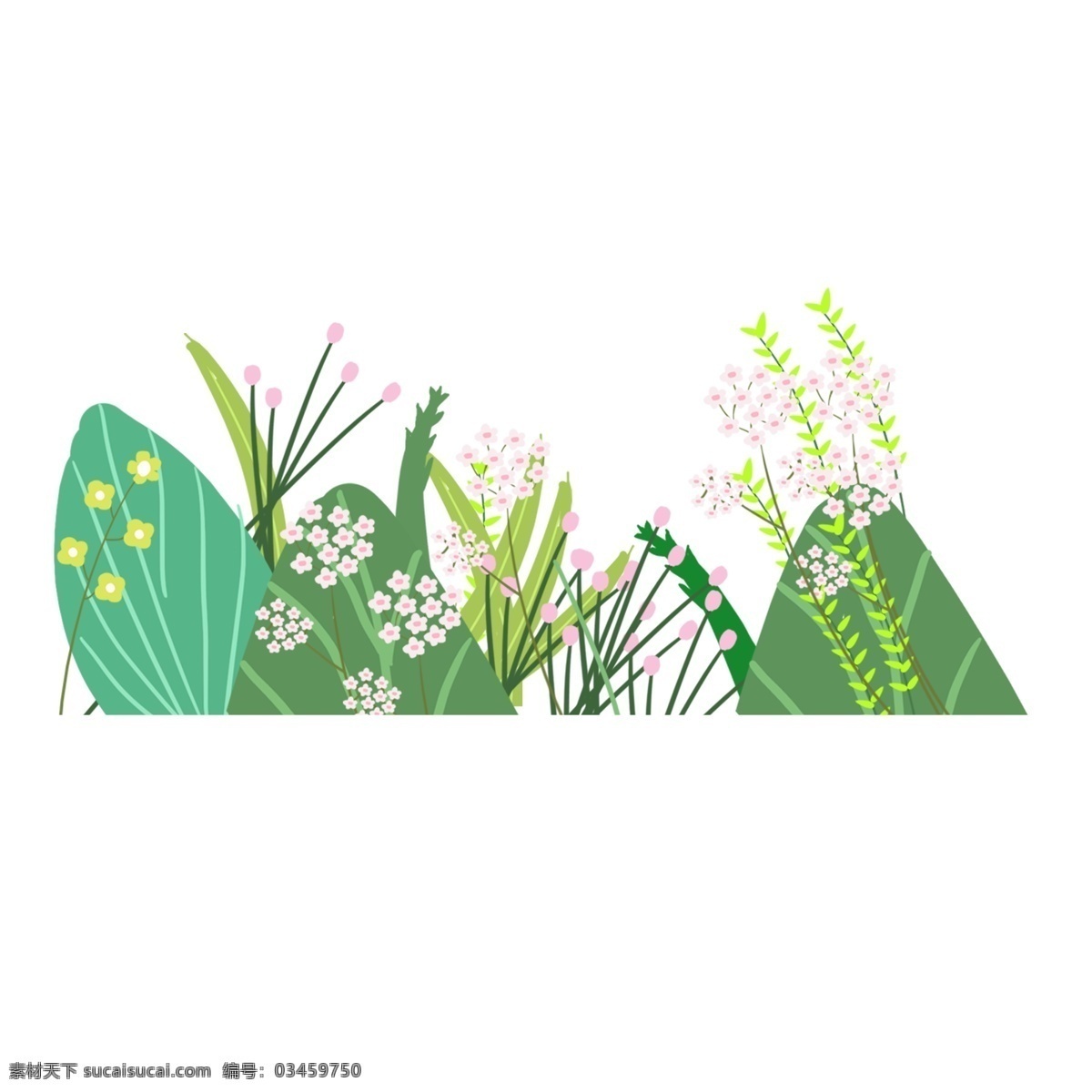 水彩 植物 装饰 免 抠 图 插画 免扣素材 透明素材 卡通素材 可爱 清新