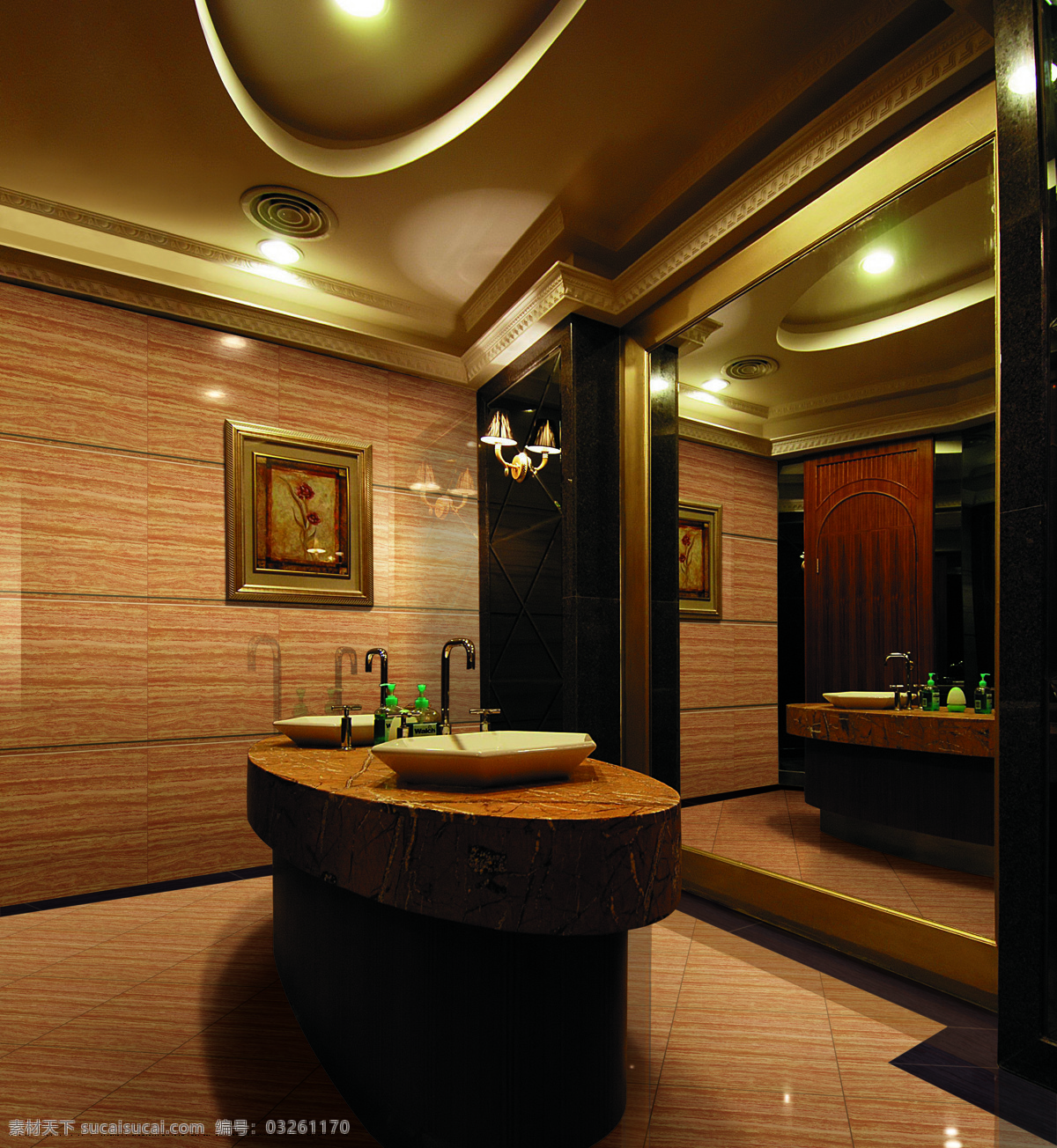酒店 壁画 瓷砖 建筑园林 欧式 抛光砖 室内摄影 卫浴空间 陶瓷 洗手间 装饰素材 室内设计