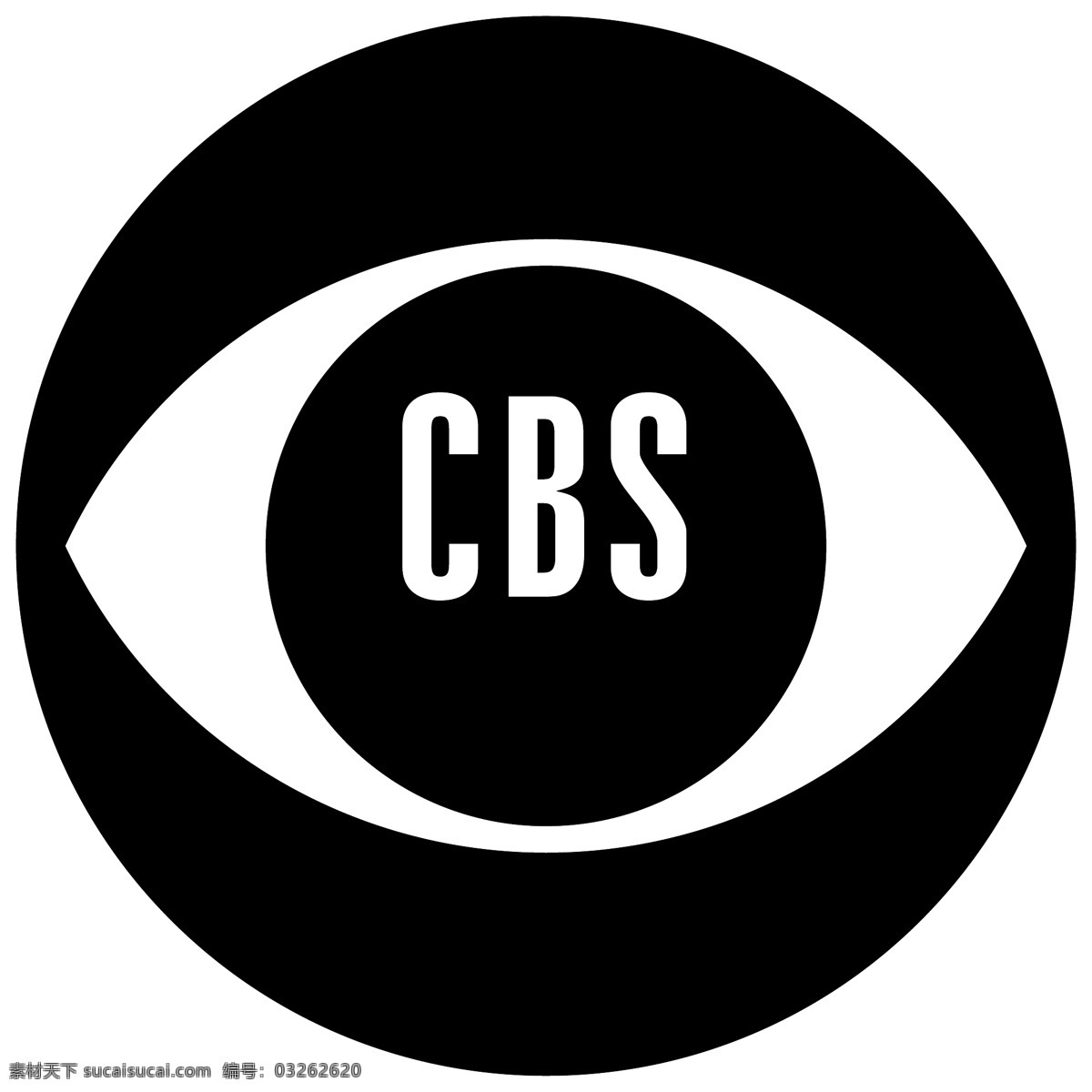 哥伦比亚 广播 公司 cbs cbs标识 标识为免费 黑色